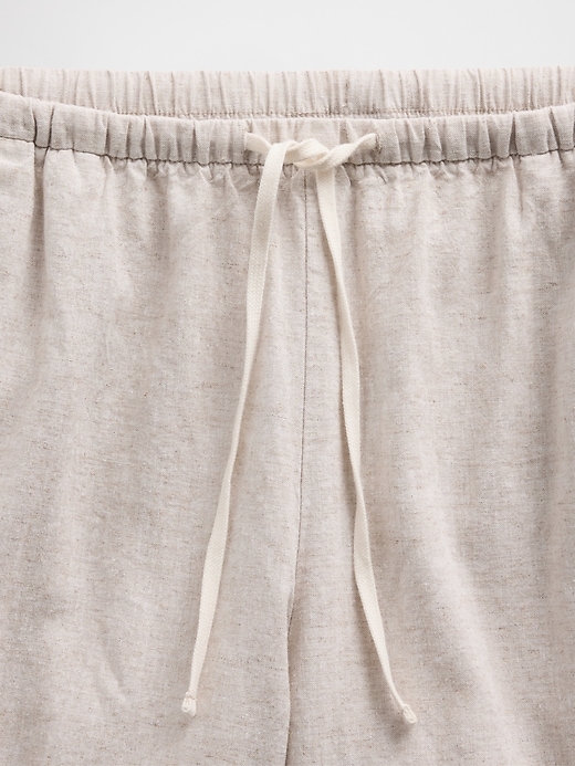Image number 7 showing, Linen-Blend Easy Wide-Leg Pants