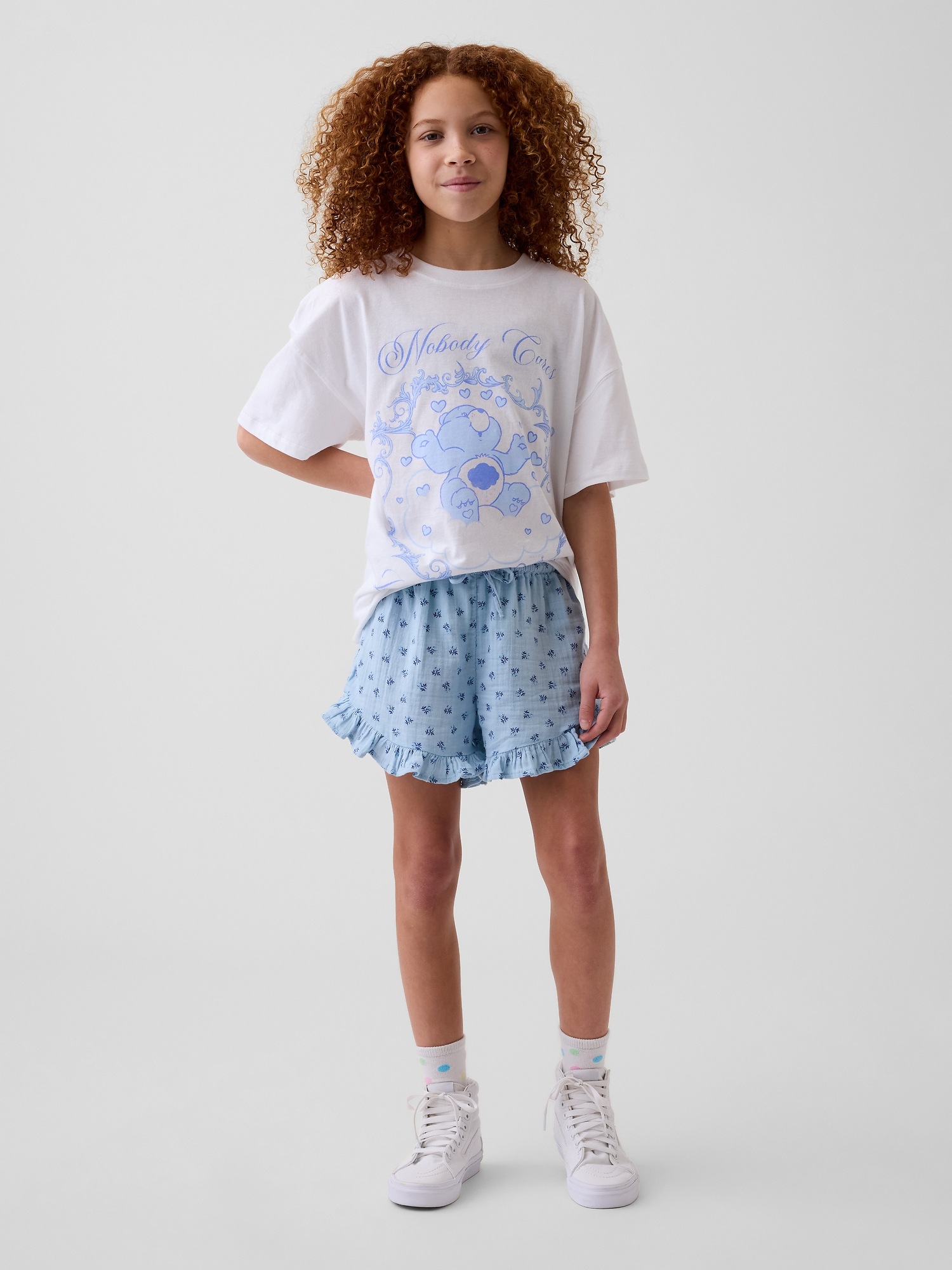 Детские шорты Gap Kids Cotton Gauze Easy Ruffle Shorts