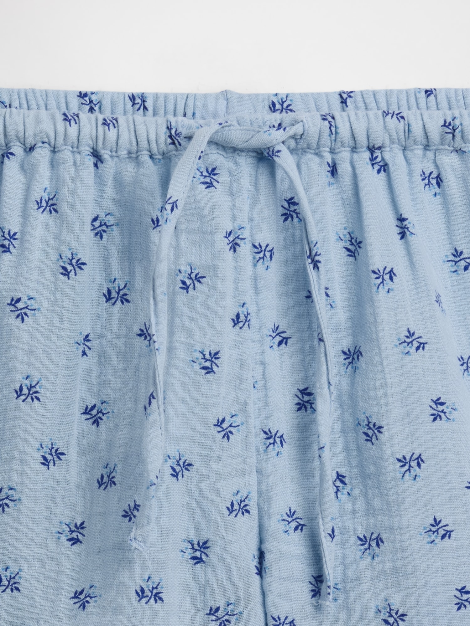 Kids Cotton Gauze Easy Ruffle Shorts