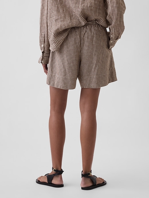 Image number 4 showing, Linen-Blend Easy Shorts