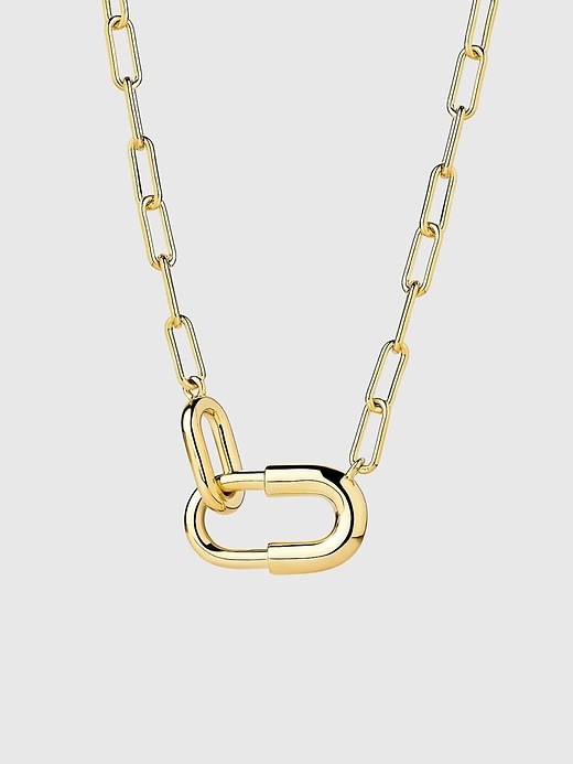 Image number 1 showing, Ana Luisa Blake Large Gold Chain Necklace