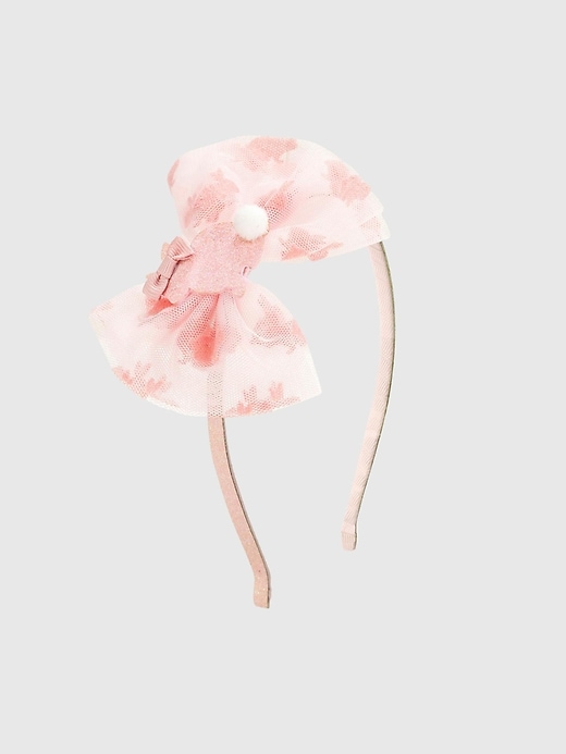 Image number 1 showing, Sweet Wink Honey Bunny Easter Tulle Bow Headband