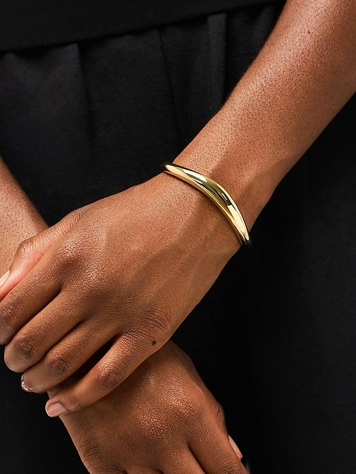 Image number 2 showing, Ana Luisa Talia Gold Bangle Bracelet