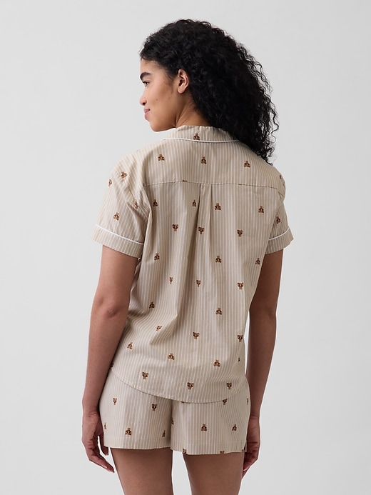 Image number 3 showing, Poplin PJ Shirt