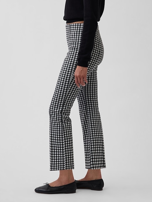 Image number 3 showing, High Rise Double Knit Crop Kick Pants