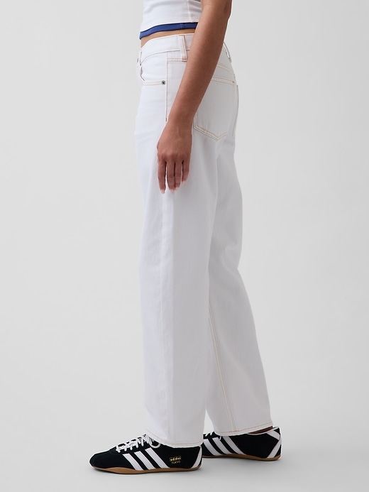 Image number 3 showing, Low Rise Barrel Jeans