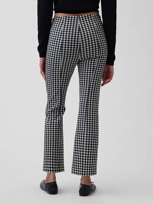 Image number 4 showing, High Rise Double Knit Crop Kick Pants