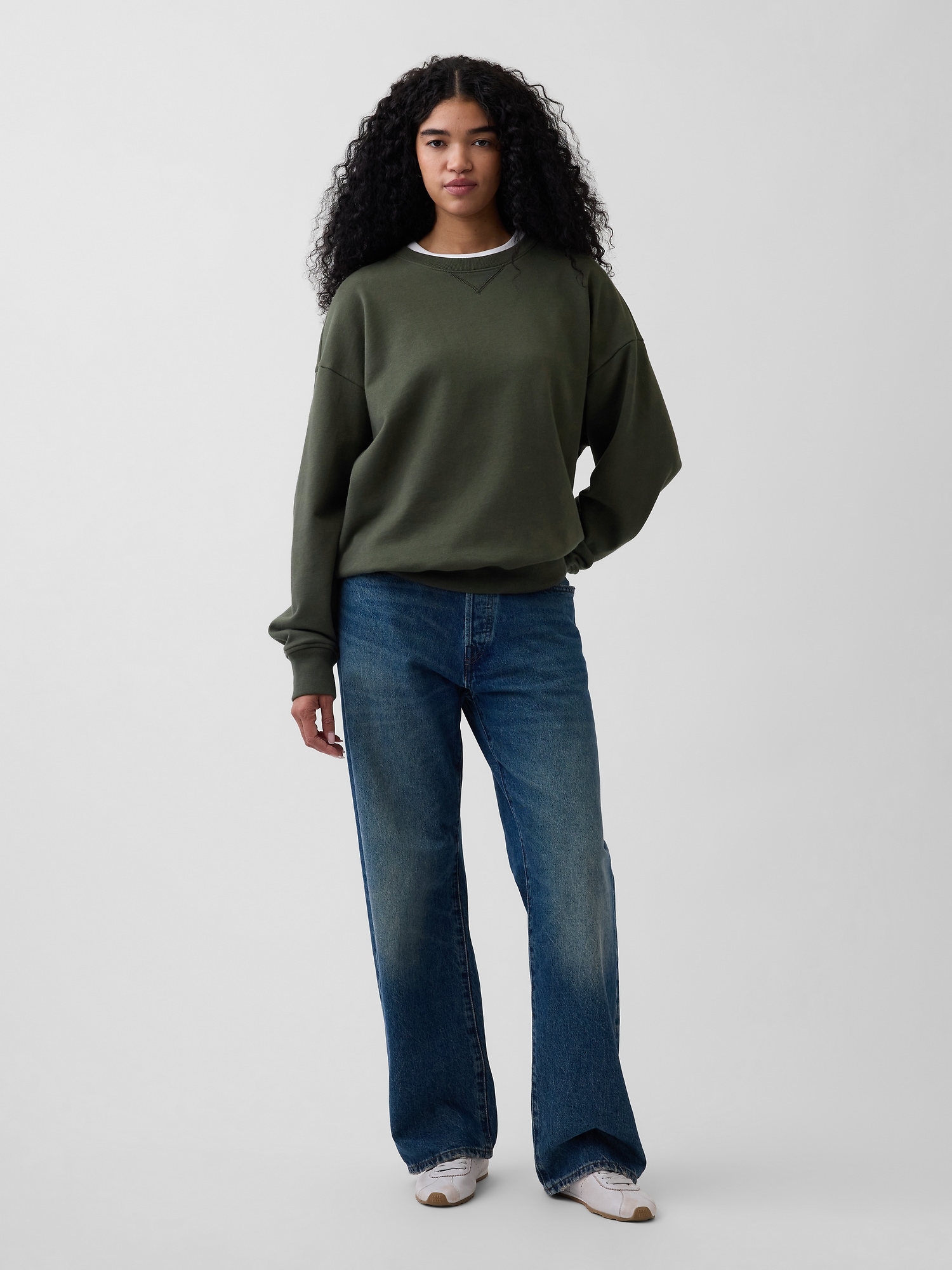 Мужские худи Gap Adult Heavyweight French Terry Oversized Sweatshirt — фото 6