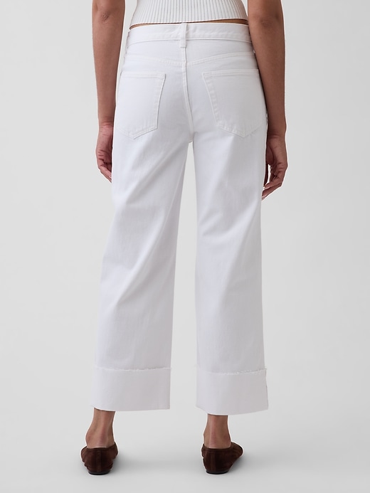 Image number 4 showing, Low Slung Relaxed Crop Jeans