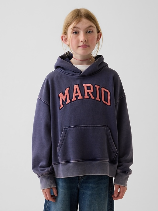 Image number 2 showing, Kids Super Mario VintageSoft Relaxed Hoodie