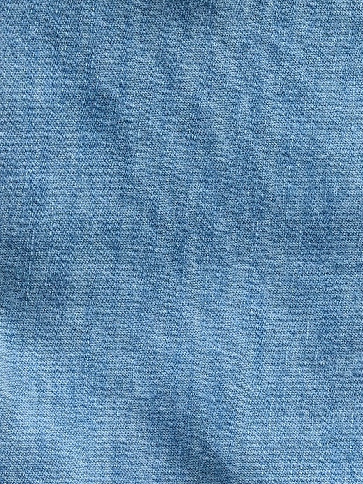 Image number 4 showing, Kids Denim Babydoll Dress