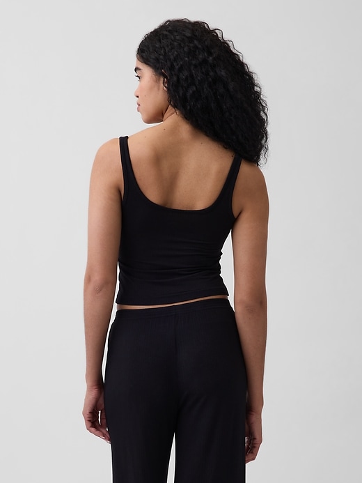 Image number 3 showing, Softest UltraFine Rib Modal PJ Tank Top
