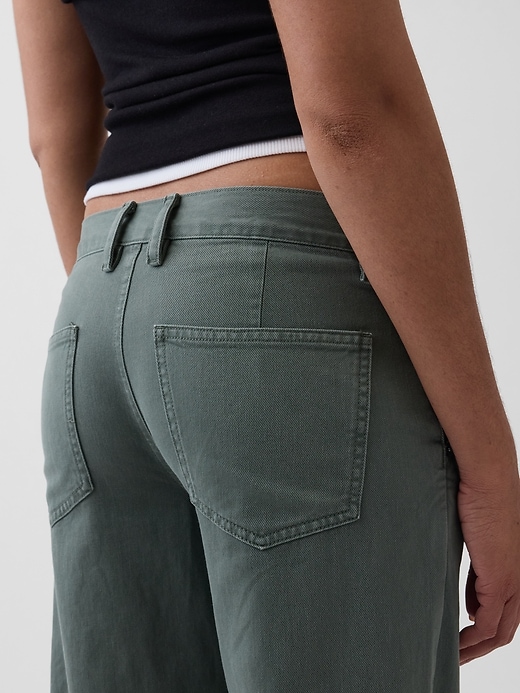 Image number 6 showing, Low Rise '90s Loose Khakis