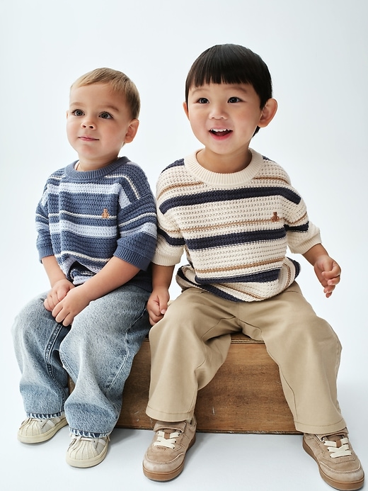 Image number 3 showing, Baby & Toddler Crochet Sweater Top