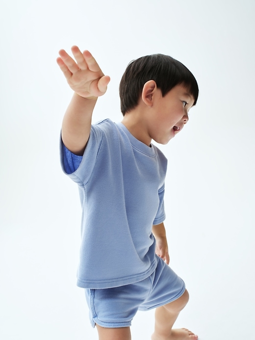 Image number 4 showing, Baby & Toddler Pique Sweat Set