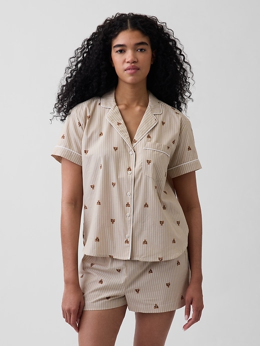 Image number 1 showing, Poplin PJ Shirt