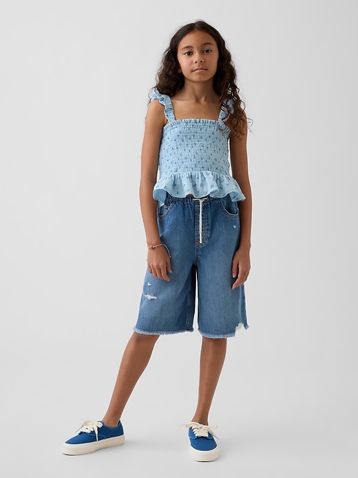 Kids Low Rise UltraSoft Easy Longline Denim Shorts from GAP - $44.95