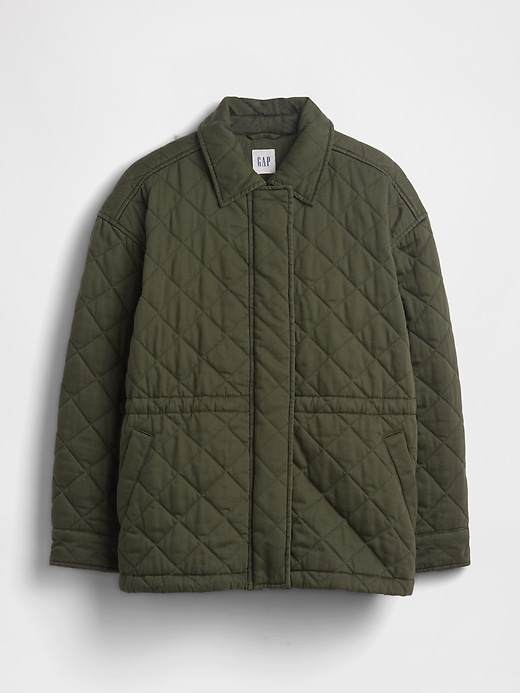 Image number 5 showing, Oversized Quilted Field Jacket