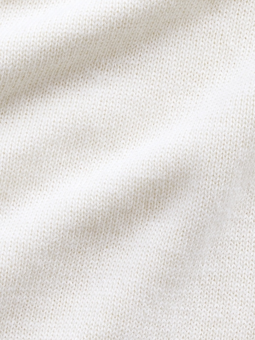 Image number 4 showing, 100% Cotton Relaxed Polo Sweater