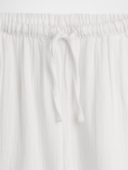 Image number 5 showing, Kids Cotton Gauze Wide-Leg Pants