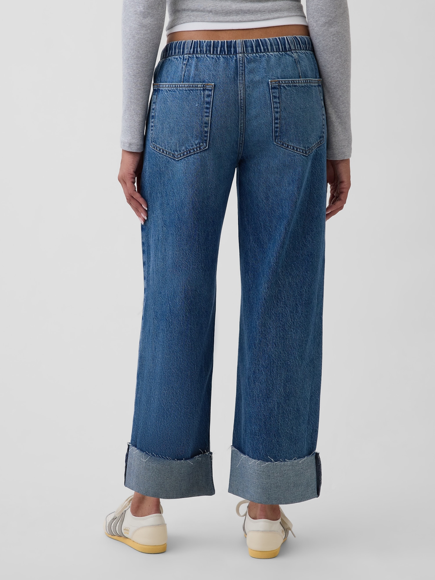 Low Rise '90s Loose Easy Crop Jeans