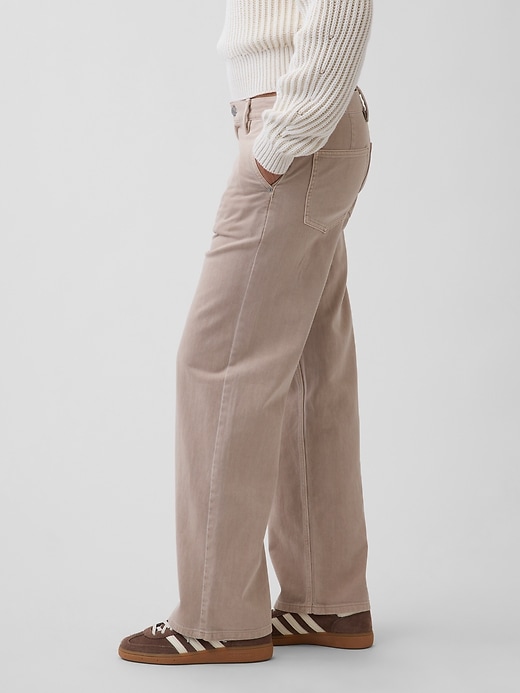 Image number 3 showing, Low Rise '90s Loose Khakis