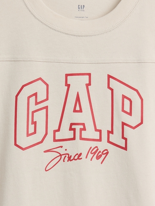 Image number 3 showing, Kids Oversized Logo Seam T-Shirt