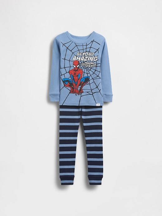 Image number 1 showing, Baby & Toddler Spider-Man Organic Brushed Cotton PJ Set