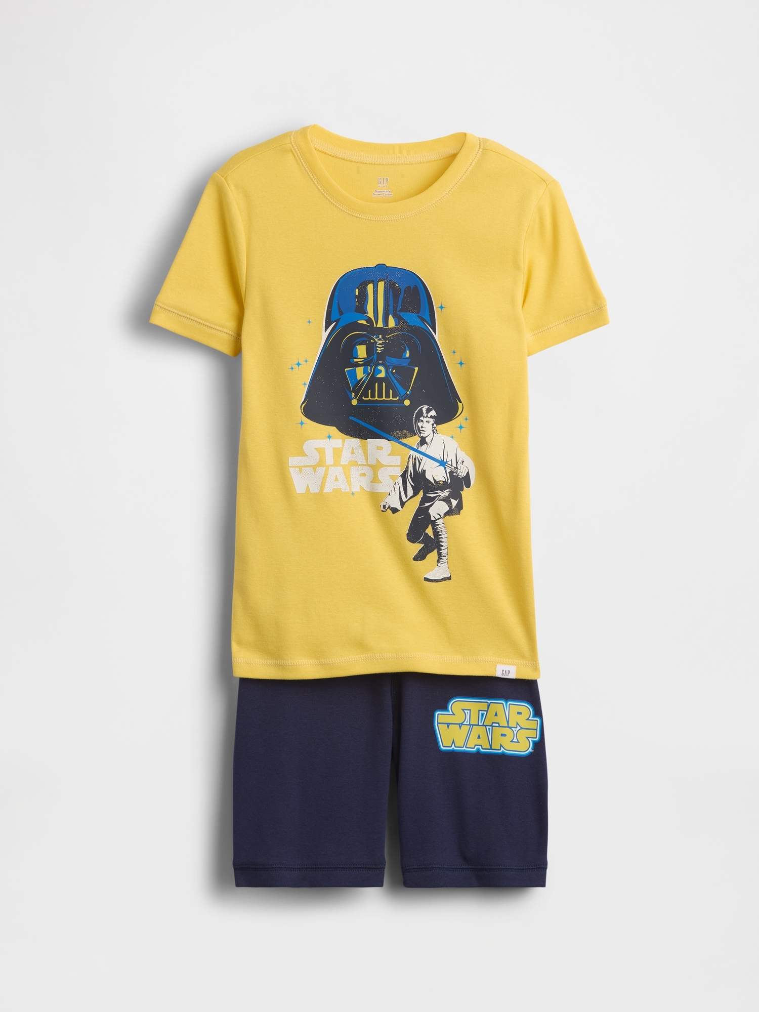 Kids Star Wars Organic Brushed Cotton PJ Short Set