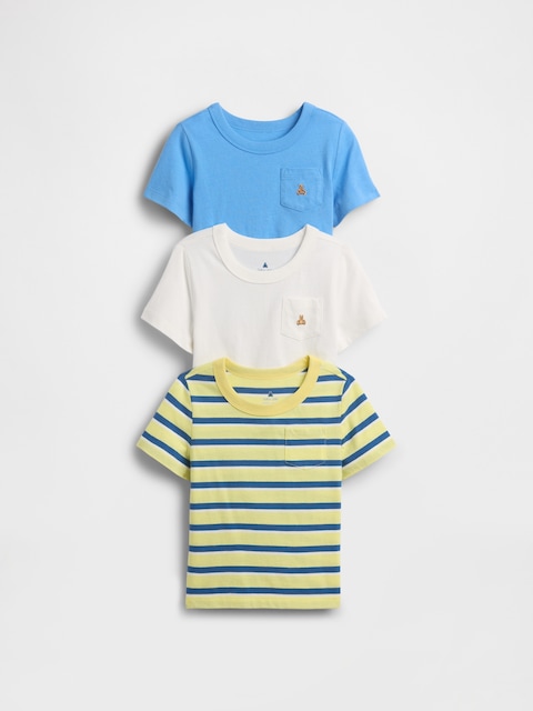 Baby & Toddler Mix & Match Pocket T-Shirt (3-Pack)