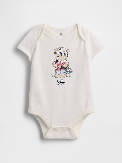 Image number 1 showing, Baby First Favorites Organic Cotton Graphic Bodysuit