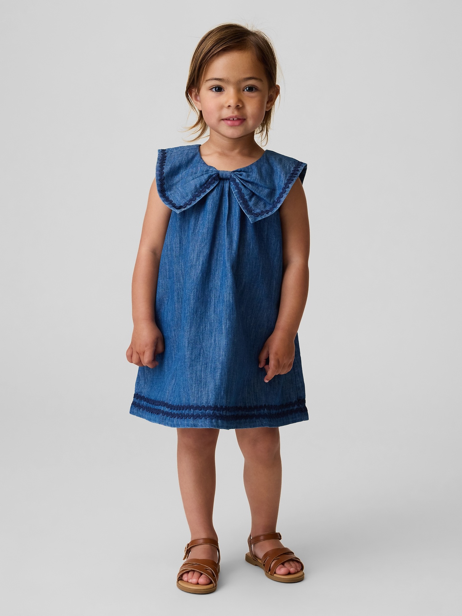 Детские платья Gap Baby & Toddler Denim Sailor Dress