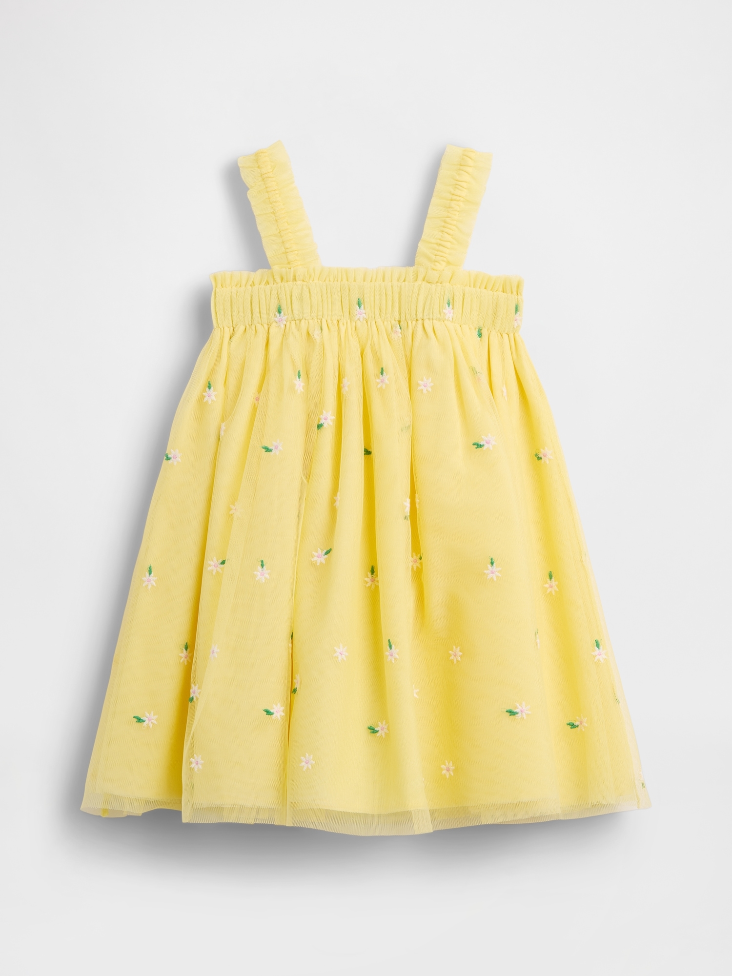 Детские платья Gap Baby & Toddler Embroidered Daisy Tulle Dress — фото 2