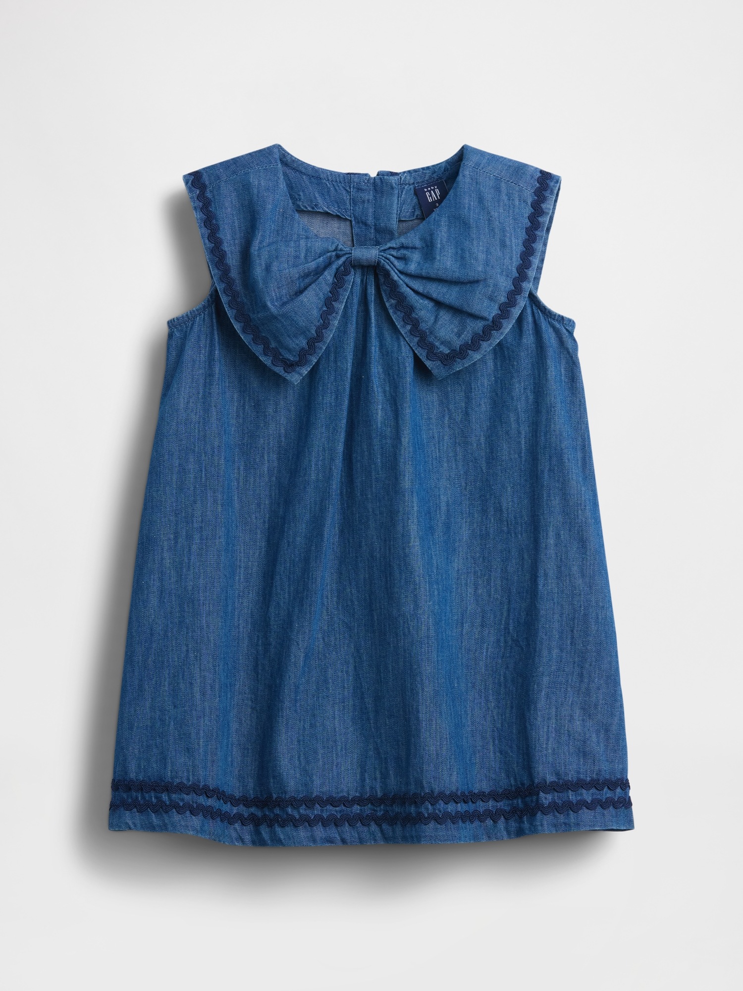Детские платья Gap Baby & Toddler Denim Sailor Dress — фото 2