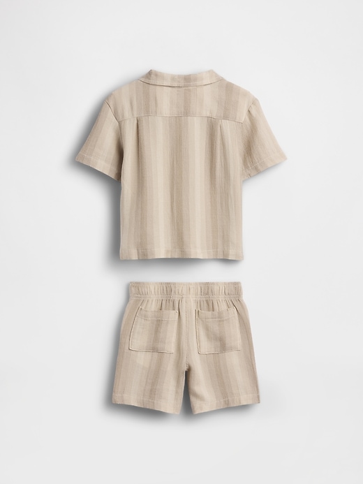 Image number 3 showing, Baby & Toddler Waffle Cabana Outfit Set