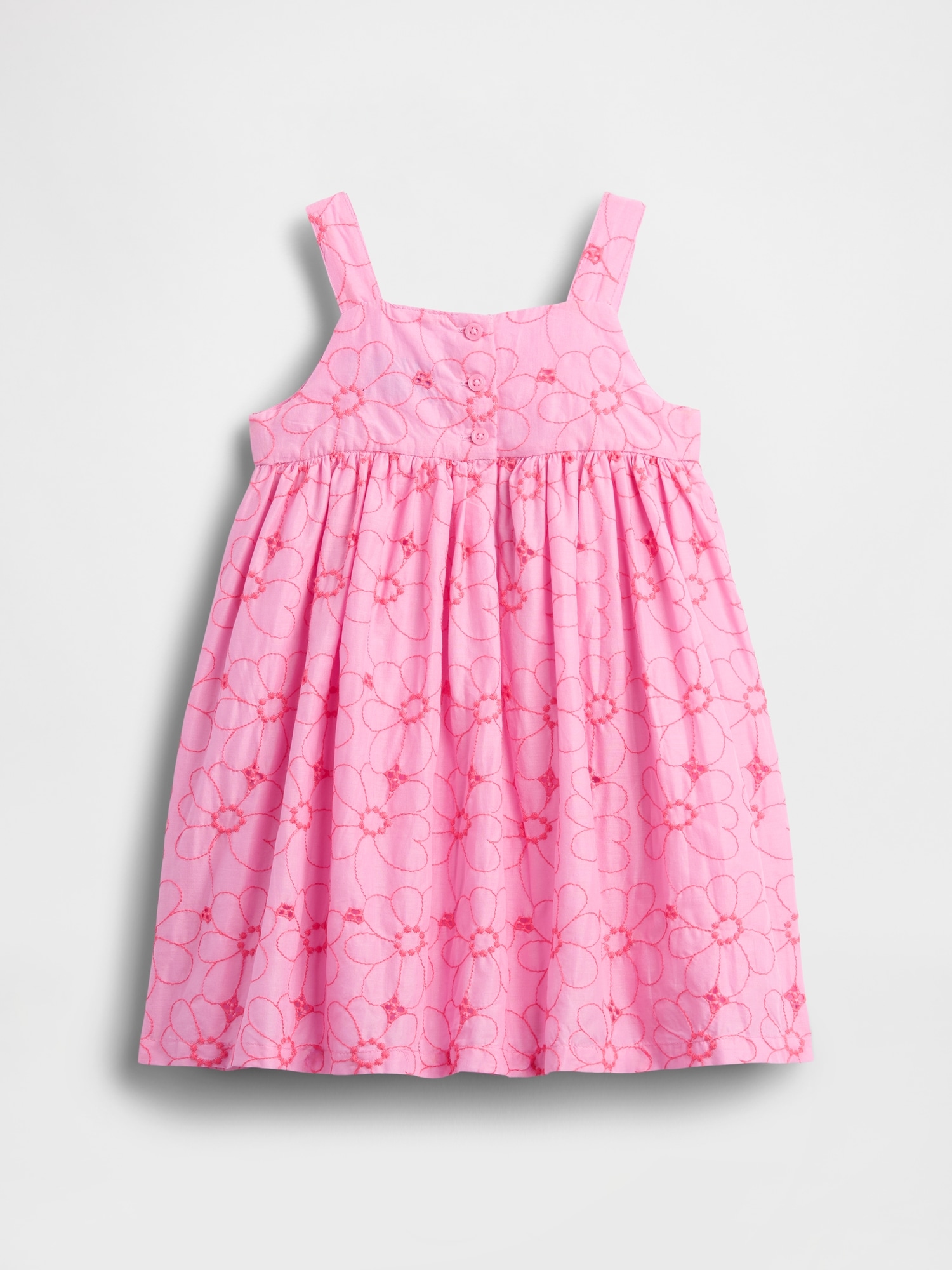 Baby & Toddler Floral Eyelet Bow Dress
