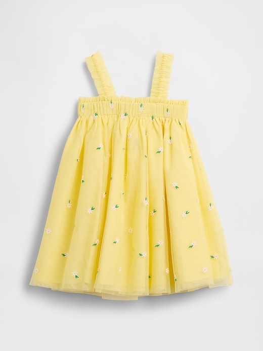 Image number 3 showing, Baby & Toddler Embroidered Daisy Tulle Dress