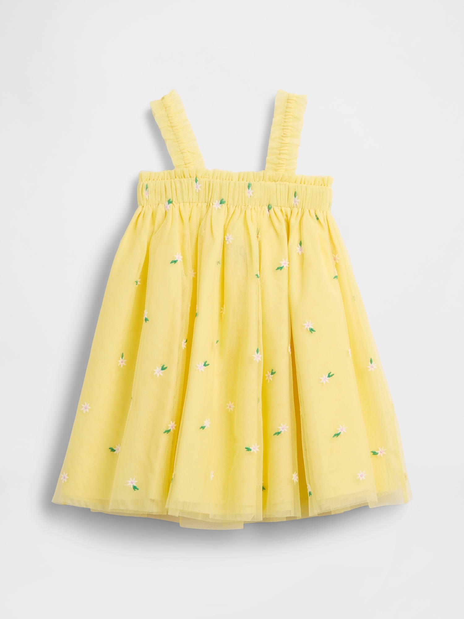 Детские платья Gap Baby & Toddler Embroidered Daisy Tulle Dress — фото 3