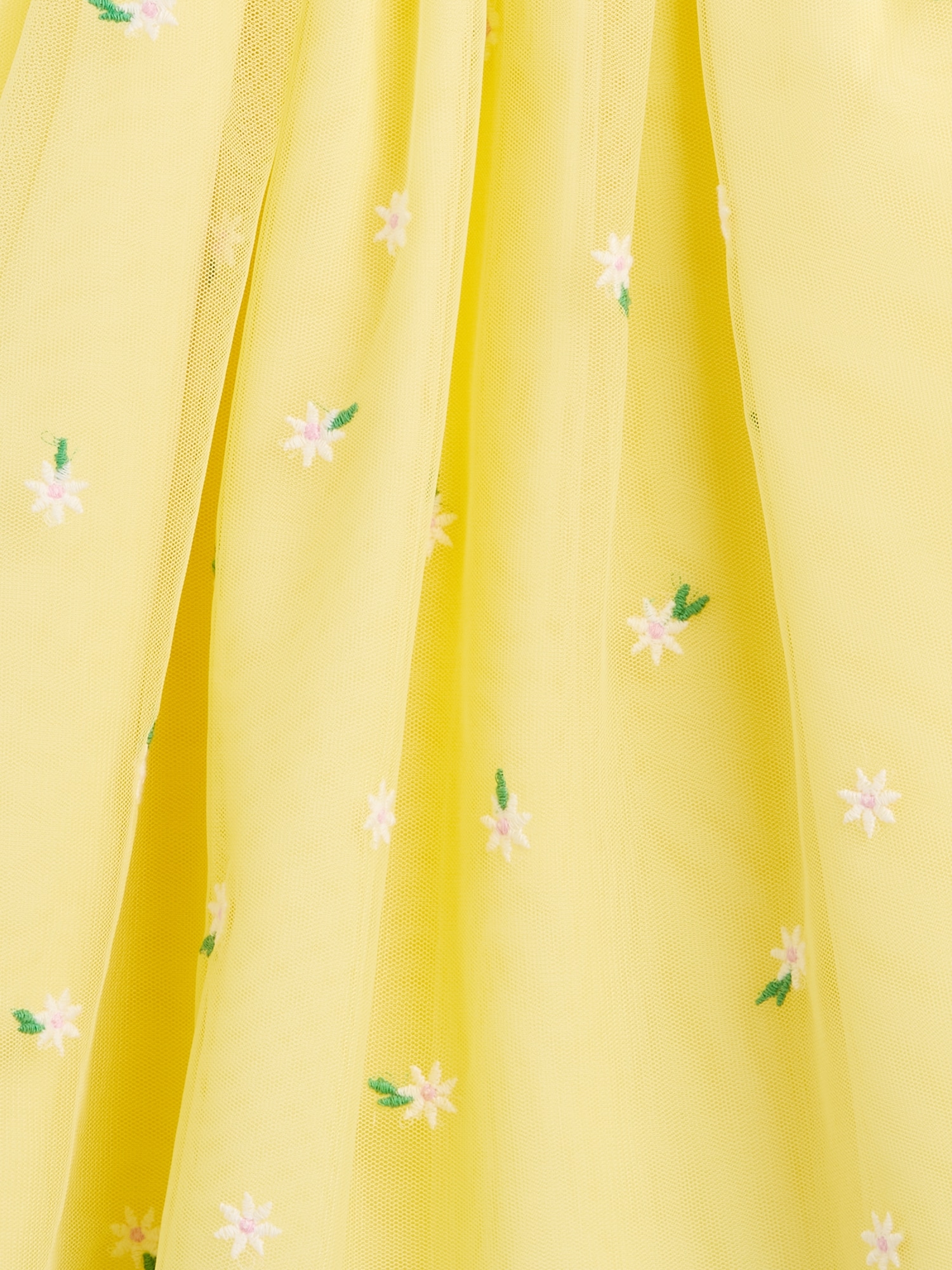 Baby & Toddler Embroidered Daisy Tulle Dress