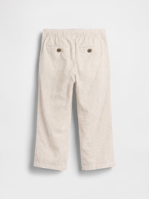 Image number 3 showing, Baby & Toddler Linen-Cotton Pull-On Pants