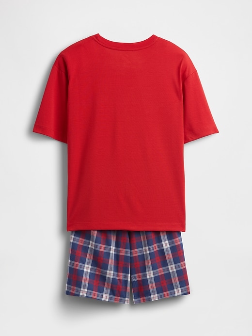 Image number 2 showing, Kids Oversized Recycled PJ Short Set