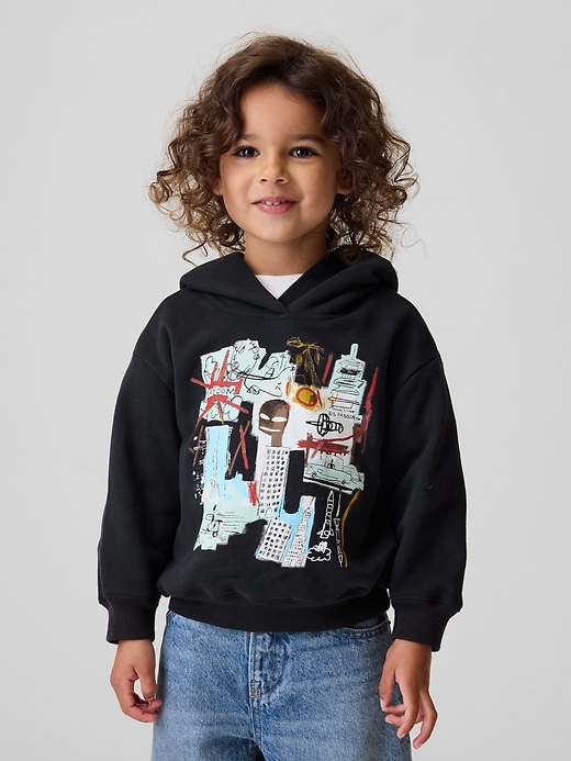 Image number 2 showing, Jean-Michel Basquiat Toddler VintageSoft Hoodie
