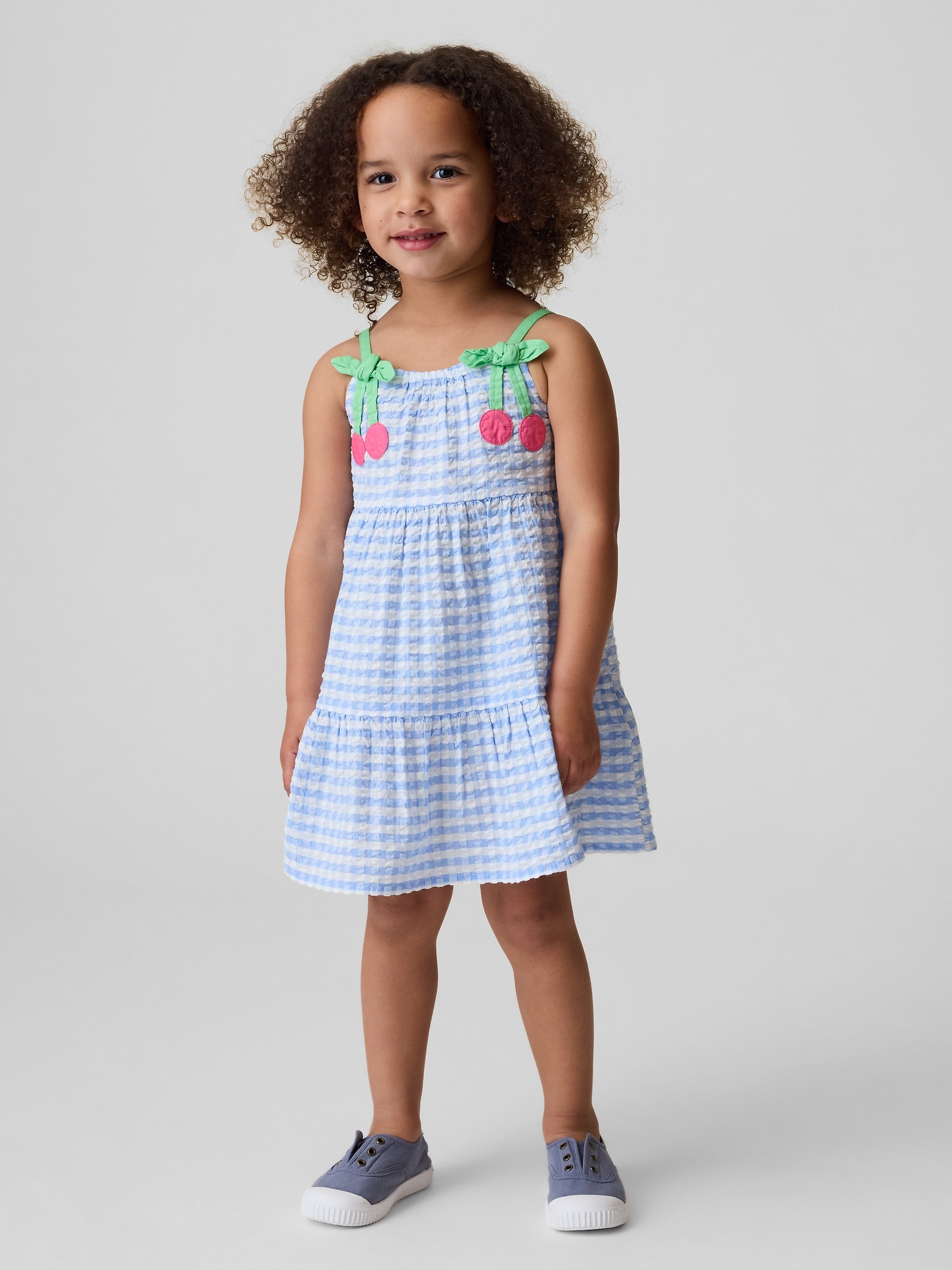 Детские платья Gap Baby & Toddler Gingham Cherry Dress