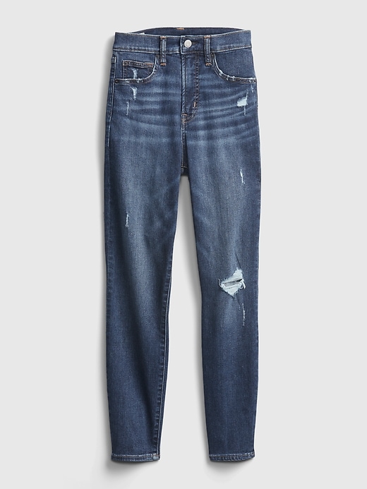 Image number 1 showing, High Rise True Skinny Jeans