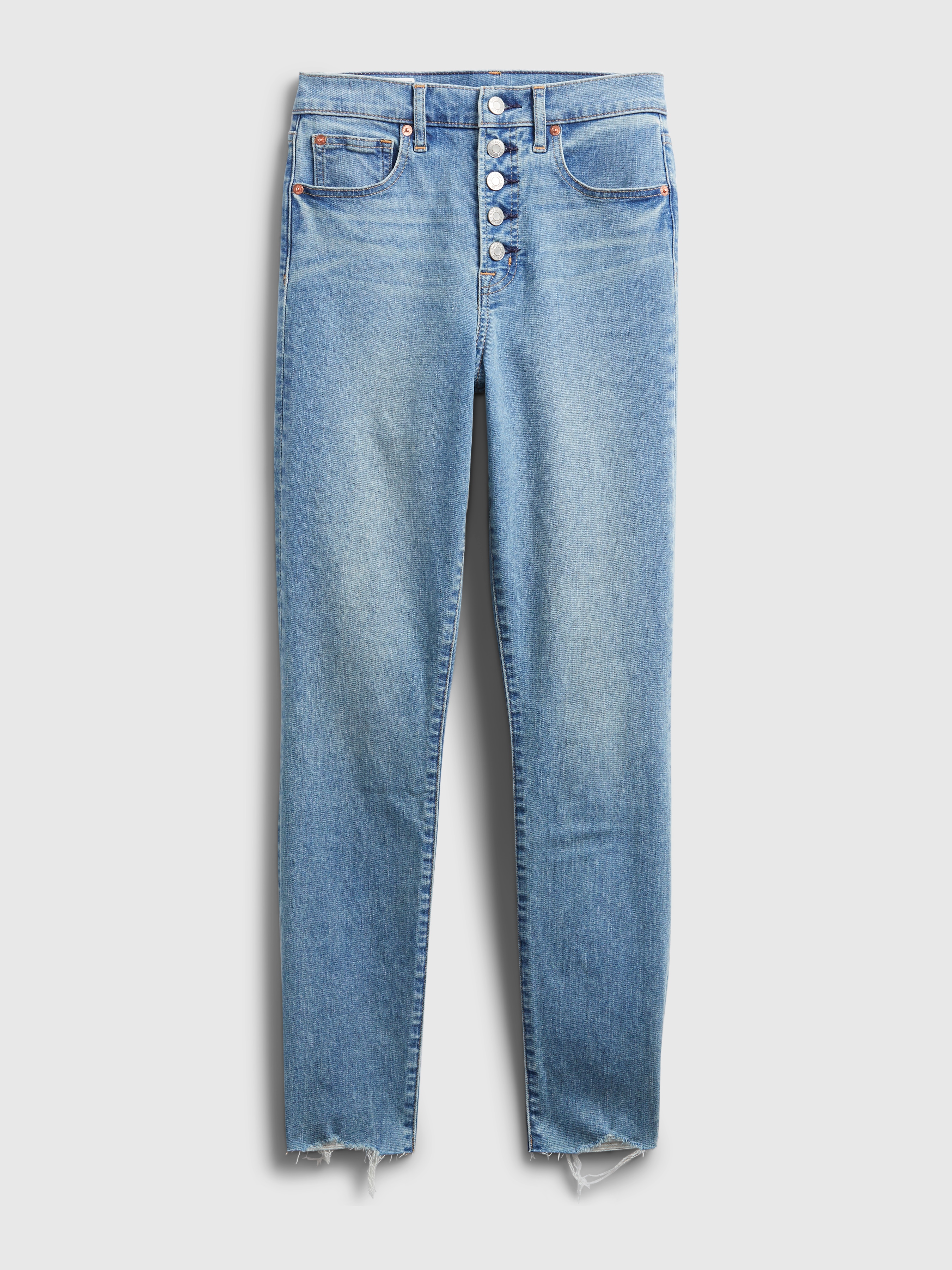 High Rise True Skinny Jeans with Secret Smoothing Pockets