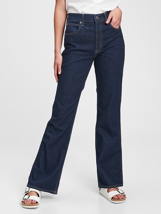 Image number 2 showing, High Rise Vintage Flare Jeans