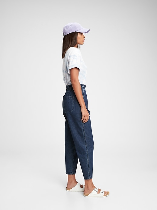 Image number 2 showing, High Rise Paperbag Jeans With Washwell™