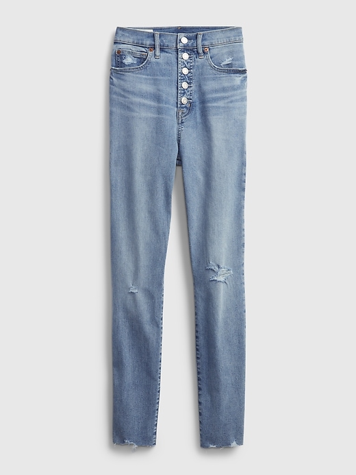 Image number 1 showing, Sky High Rise True Skinny Jeans