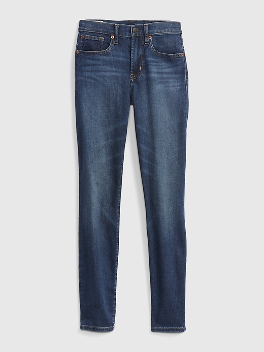 Image number 1 showing, Mid Rise True Skinny Jeans