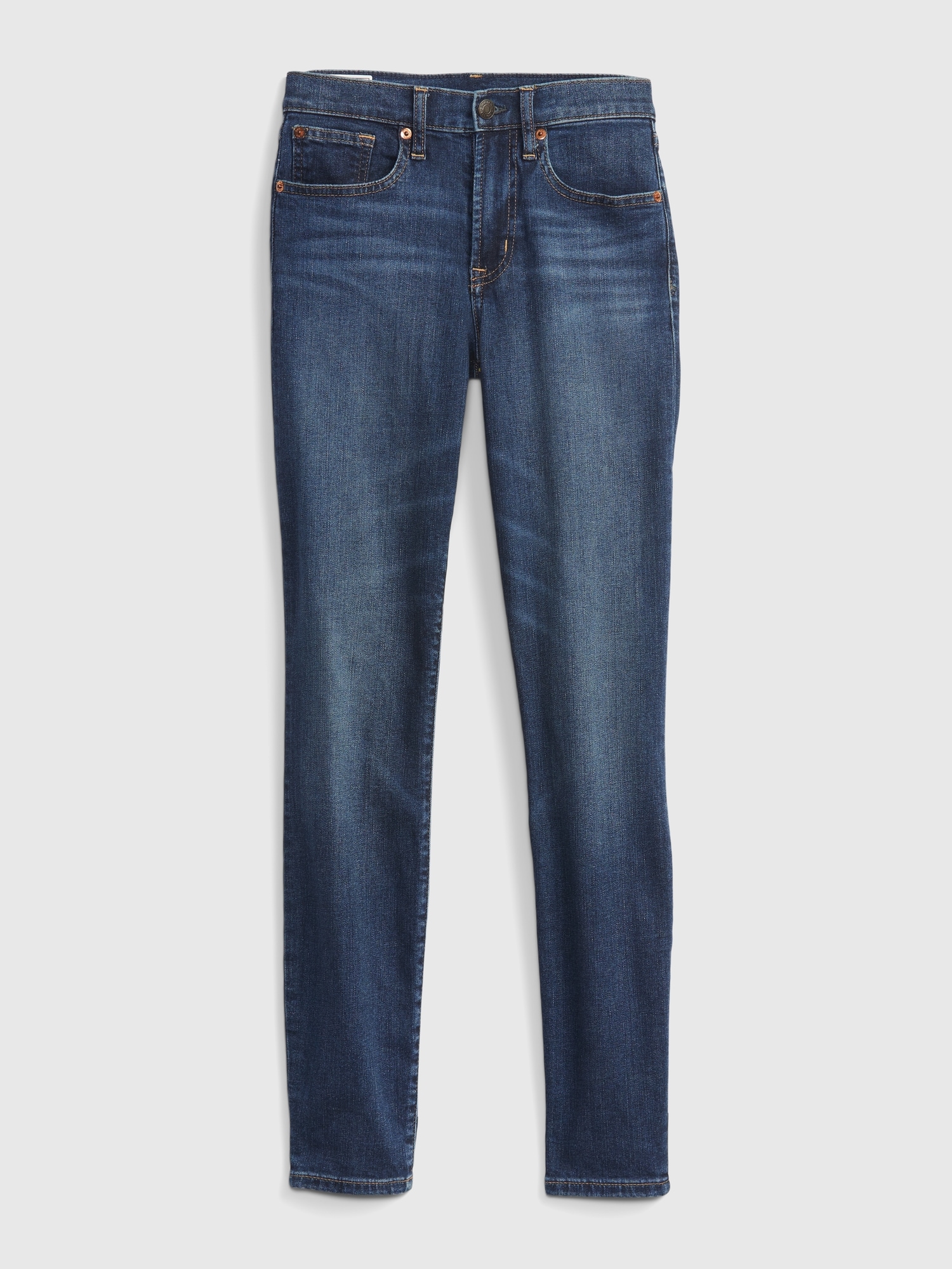 Mid Rise True Skinny Jeans